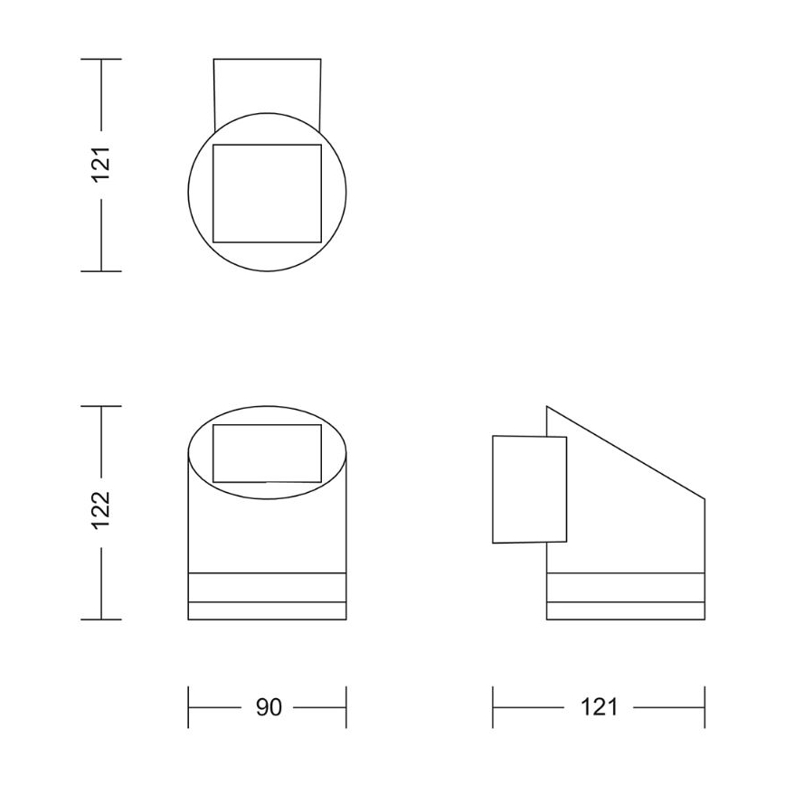 Philips - LED Solární nástěnné svítidlo FYCE LED/1,5W/3,7V 1200 mAh IP44