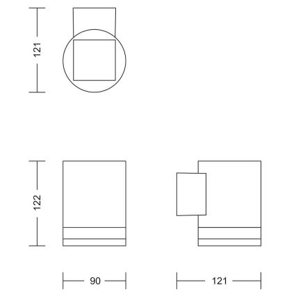 Philips - LED Solární nástěnné svítidlo FYCE LED/1,5W/3,7V IP44