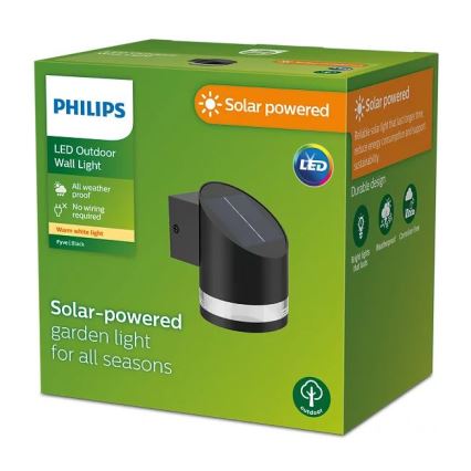 Philips - LED Solární nástěnné svítidlo FYCE LED/1,5W/3,7V IP44