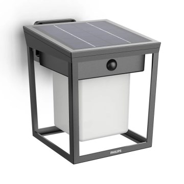 Philips - LED Solární nástěnné svítidlo se senzorem BLAISE LED/1,5W/3,7V 3000K IP44