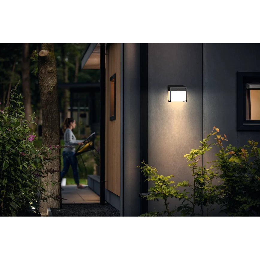 Philips - LED Solární nástěnné svítidlo se senzorem EZRA LED/1,8W/3,7V 3000K IP44