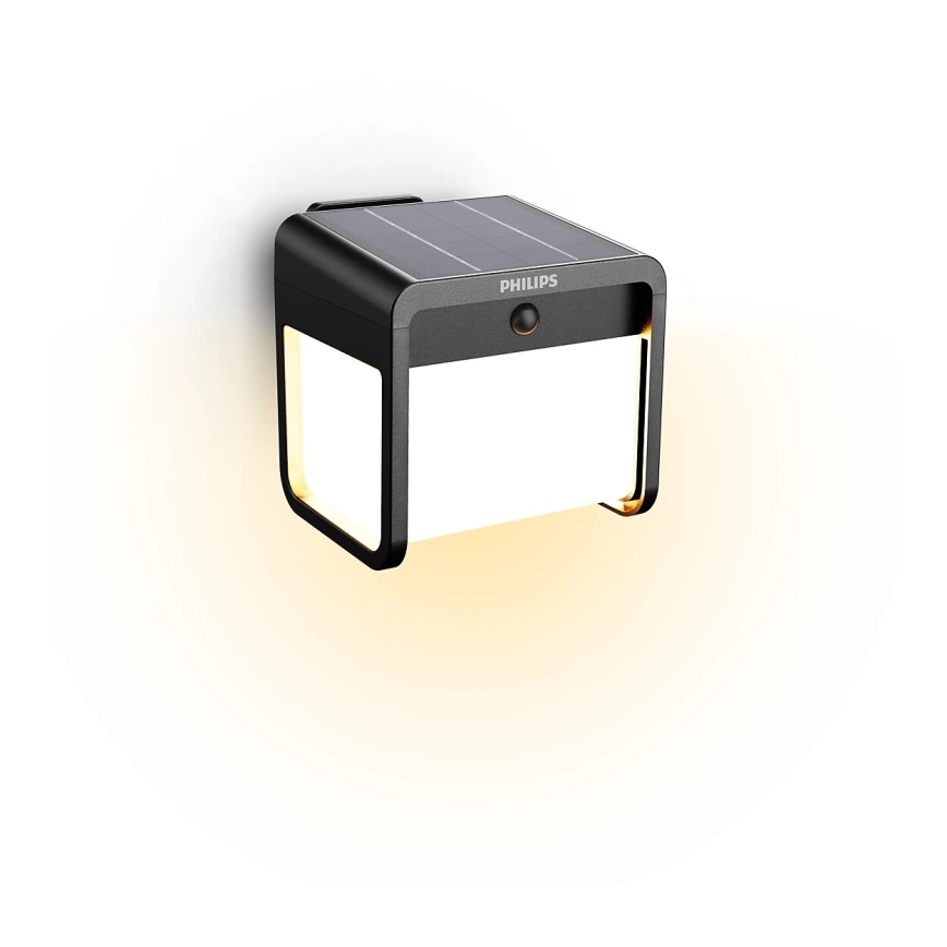 Philips - LED Solární nástěnné svítidlo se senzorem EZRA LED/1,8W/3,7V 3000K IP44
