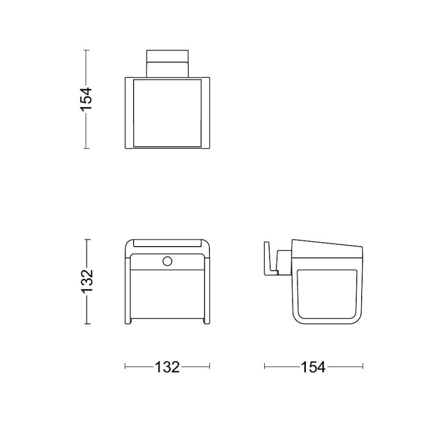Philips - LED Solární nástěnné svítidlo se senzorem EZRA LED/1,8W/3,7V 3000K IP44