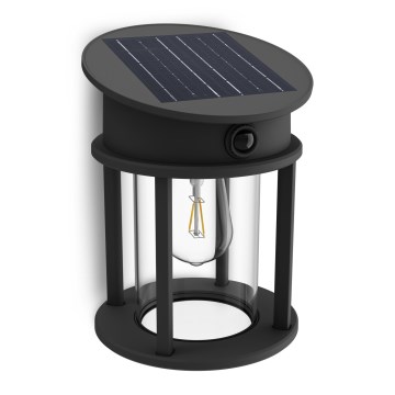Philips - LED Solární nástěnné svítidlo se senzorem GERI LED/3,2W/3,7V 4000K IP44