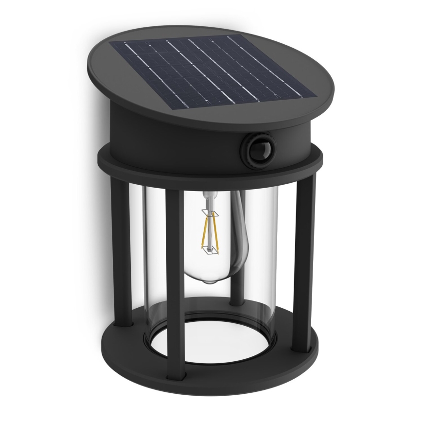 Philips - LED Solární nástěnné svítidlo se senzorem GERI LED/3,2W/3,7V 4000K IP44