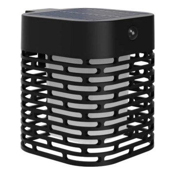 Philips - LED Solární nástěnné svítidlo se senzorem HARA LED/3,8W/3,7V 800 mAh 2700K IP44 černá