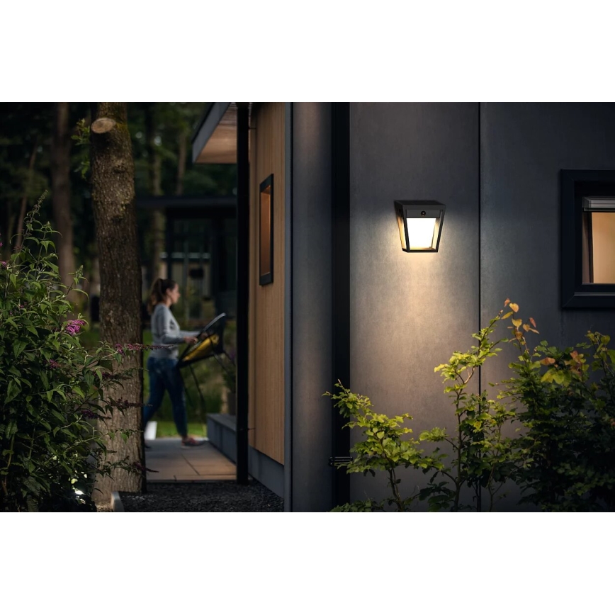 Philips - LED Solární nástěnné svítidlo se senzorem NISSA LED/1,8W/3,7V 3000K IP44