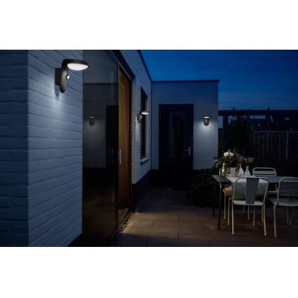 Philips - LED Solární nástěnné svítidlo se senzorem LED/1,2W/4V 1800 mAh 4000K IP44
