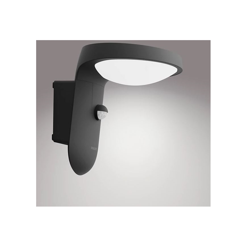 Philips - LED Solární nástěnné svítidlo se senzorem LED/1,2W/4V 1800 mAh 4000K IP44