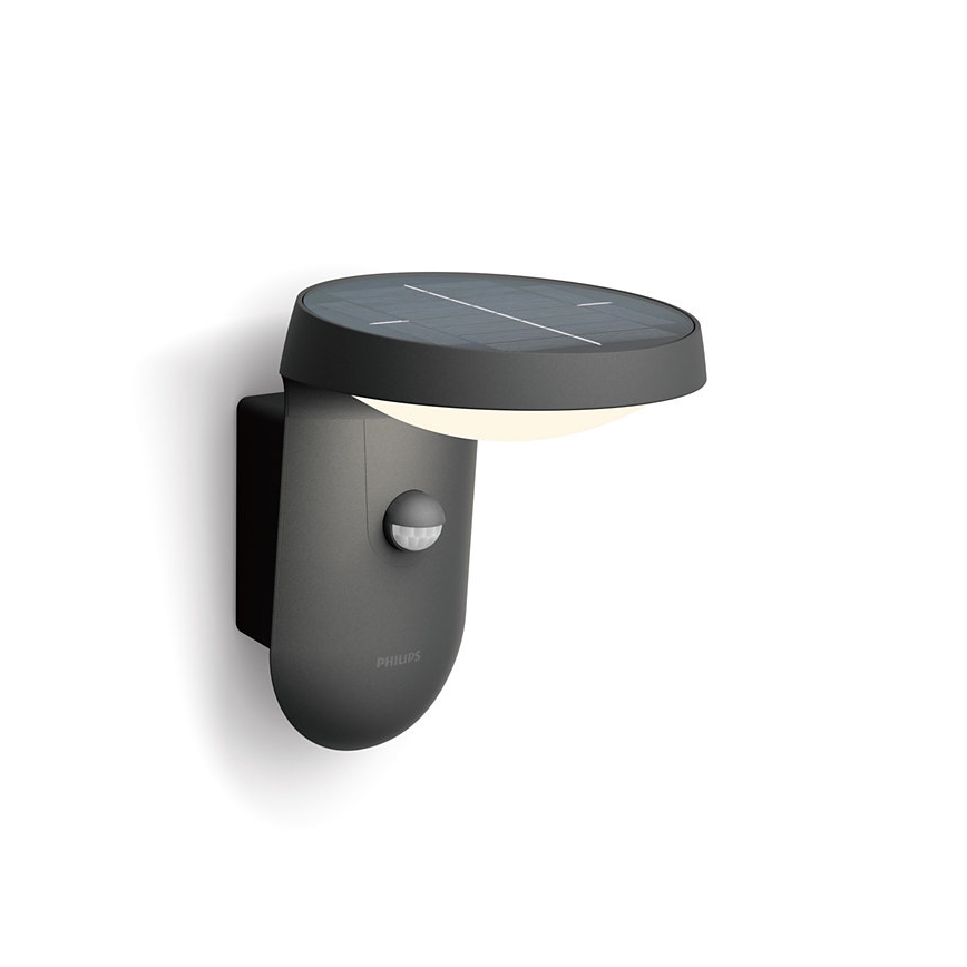 Philips - LED Solární nástěnné svítidlo se senzorem LED/1,2W/4V 1800 mAh 4000K IP44