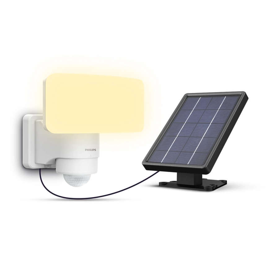 Philips - LED Solární nástěnné svítidlo se senzorem TYLUS LED/6W/3,7V 3000K IP44