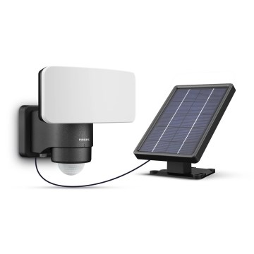 Philips - LED Solární nástěnné svítidlo se senzorem TYLUS LED/6W/3,7V 3000K IP44