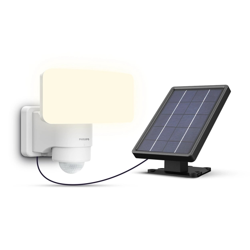 Philips - LED Solární nástěnné svítidlo se senzorem TYLUS LED/6W/3,7V 5000K IP44