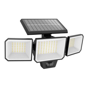 Philips -  LED Solární nástěnný reflektor se senzorem NYSIL 3xLED/8,7W/3,7V IP65