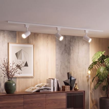 Philips - LED Stmívatelné bodové svítidlo v lištovém systému EASYLINK 3xGU10/6,2W/230V 2200-2700K 1m bílá