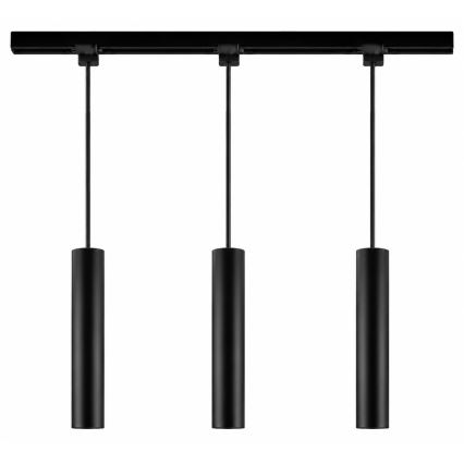 Philips - LED RGBW Stmívatelný lustr na lanku v lištovém systému EASYLINK HUE 3xGU10/4,7W/230V 2200-6500K 1m černá + Hue bridge