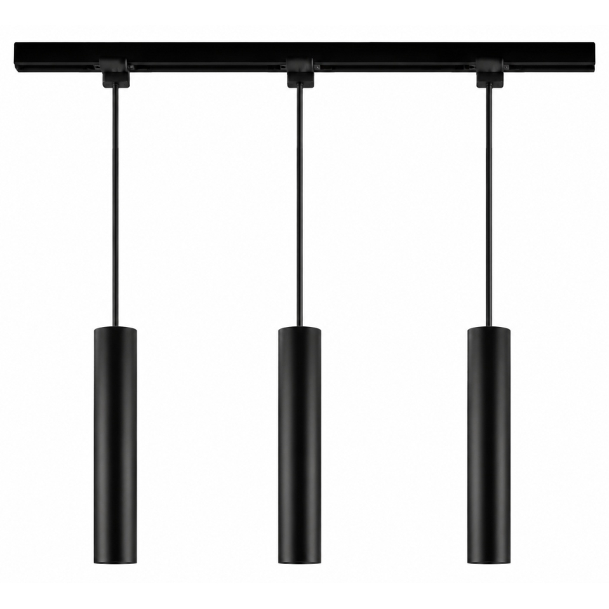 Philips - LED RGBW Stmívatelný lustr na lanku v lištovém systému EASYLINK HUE 3xGU10/4,7W/230V 2200-6500K 1m černá + Hue bridge