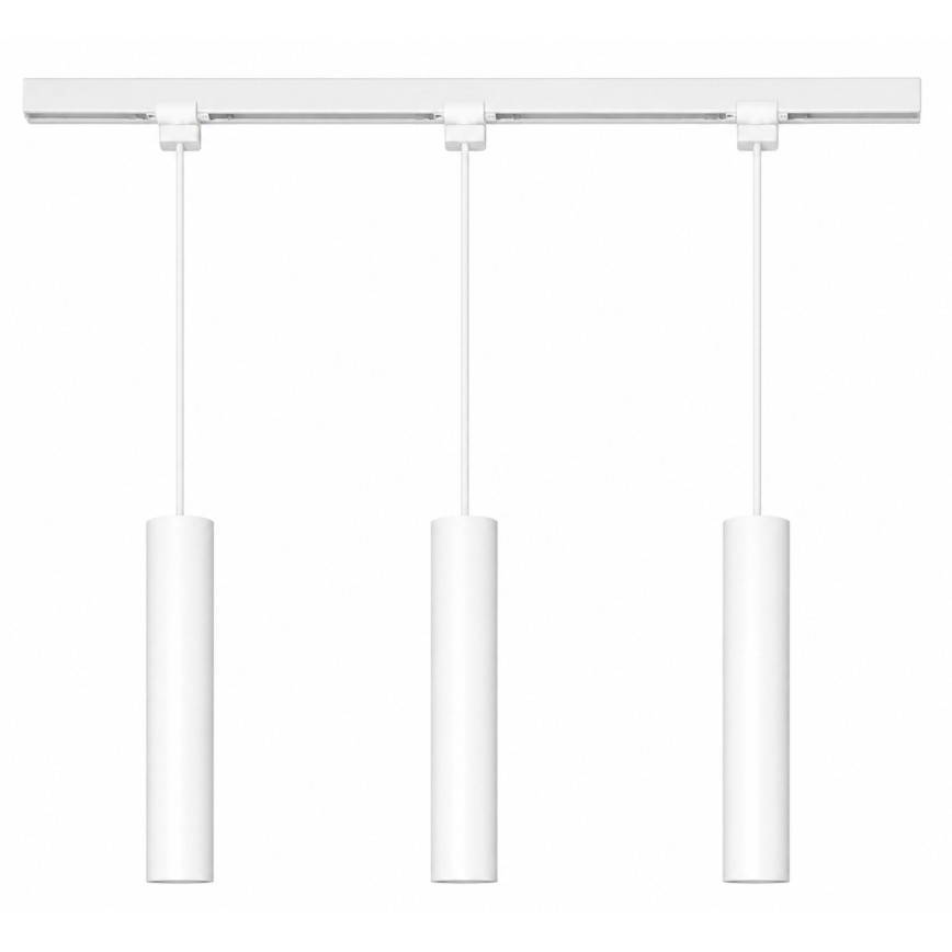 Philips - LED RGBW Stmívatelný lustr na lanku v lištovém systému EASYLINK HUE 3xGU10/4,7W/230V 2200-6500K 1m bílá + Hue bridge