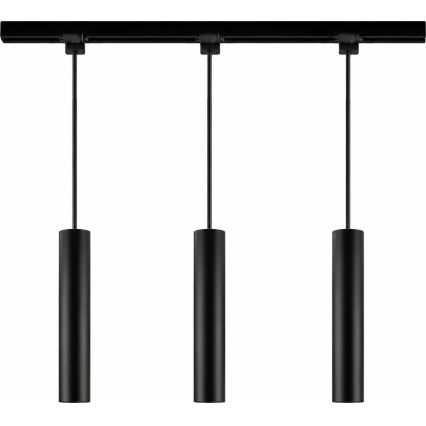 Philips - LED Stmívatelný lustr na lanku v lištovém systému EASYLINK 3xGU10/7W/230V 1 m černá