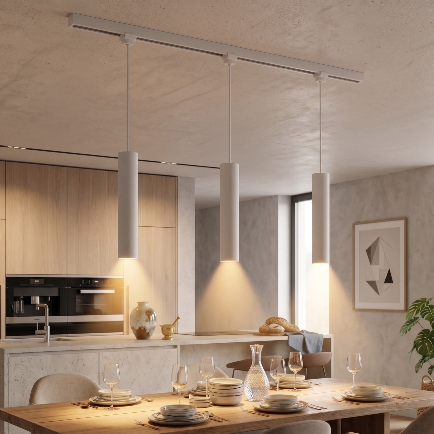 Philips - LED Stmívatelný lustr na lanku v lištovém systému EASYLINK 3xGU10/7W/230V 2200-2700K 1m bílá