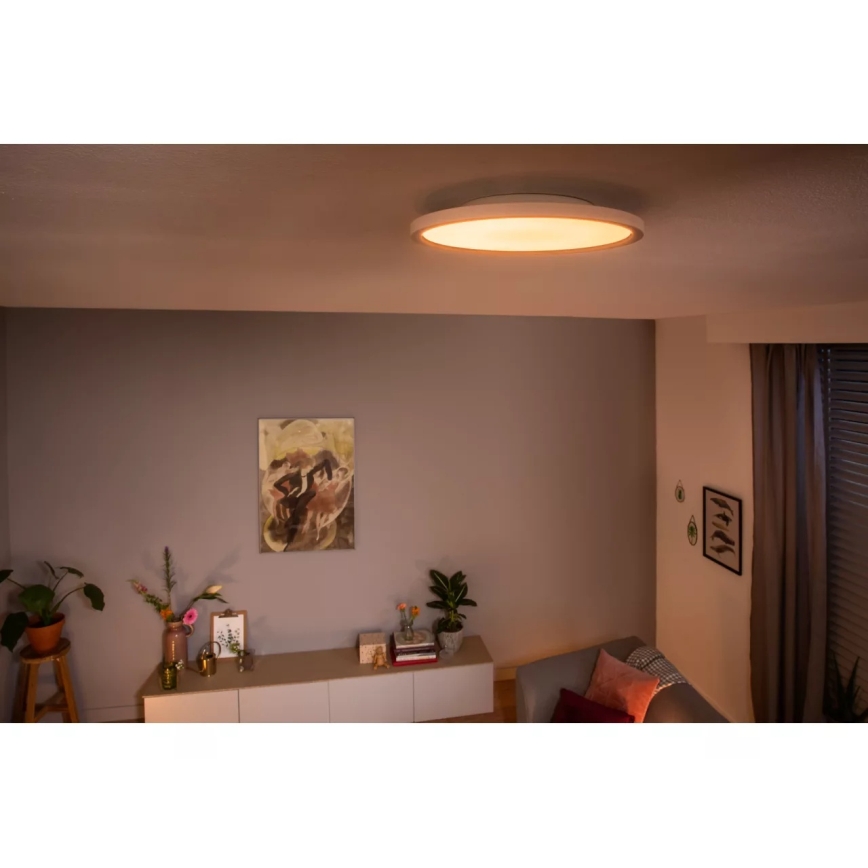 Philips - LED Stmívatelné stropní svítidlo Hue AURELLE LED/21W/230V 2200-6500K pr. 39,5 cm bílá
