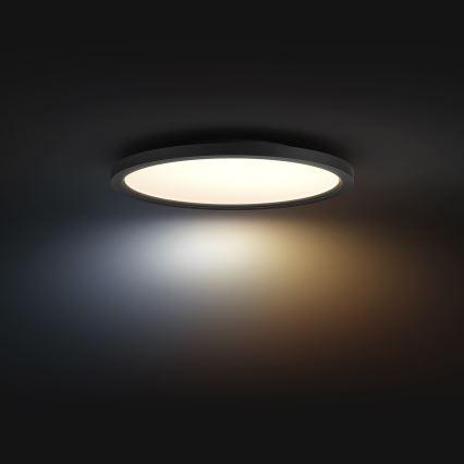 Philips - LED Stmívatelné stropní svítidlo Hue AURELLE LED/21W/230V 2200-6500K pr. 39,5 cm černá