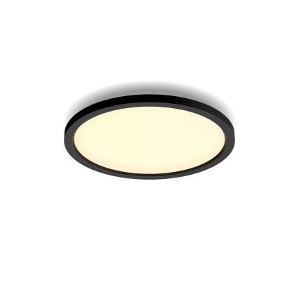 Philips - LED Stmívatelné stropní svítidlo Hue AURELLE LED/21W/230V 2200-6500K pr. 39,5 cm černá