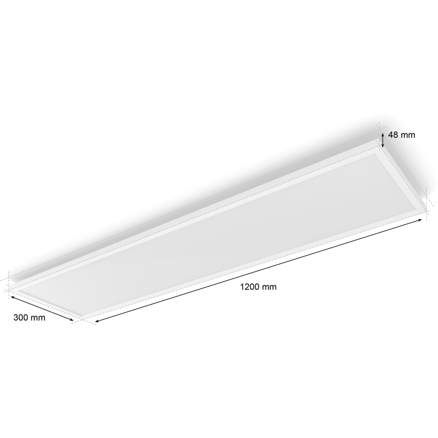 Philips - LED Stmívatelné stropní svítidlo Hue AURELLE LED/39W/230V 2200-6500K 120x30 cm bílá