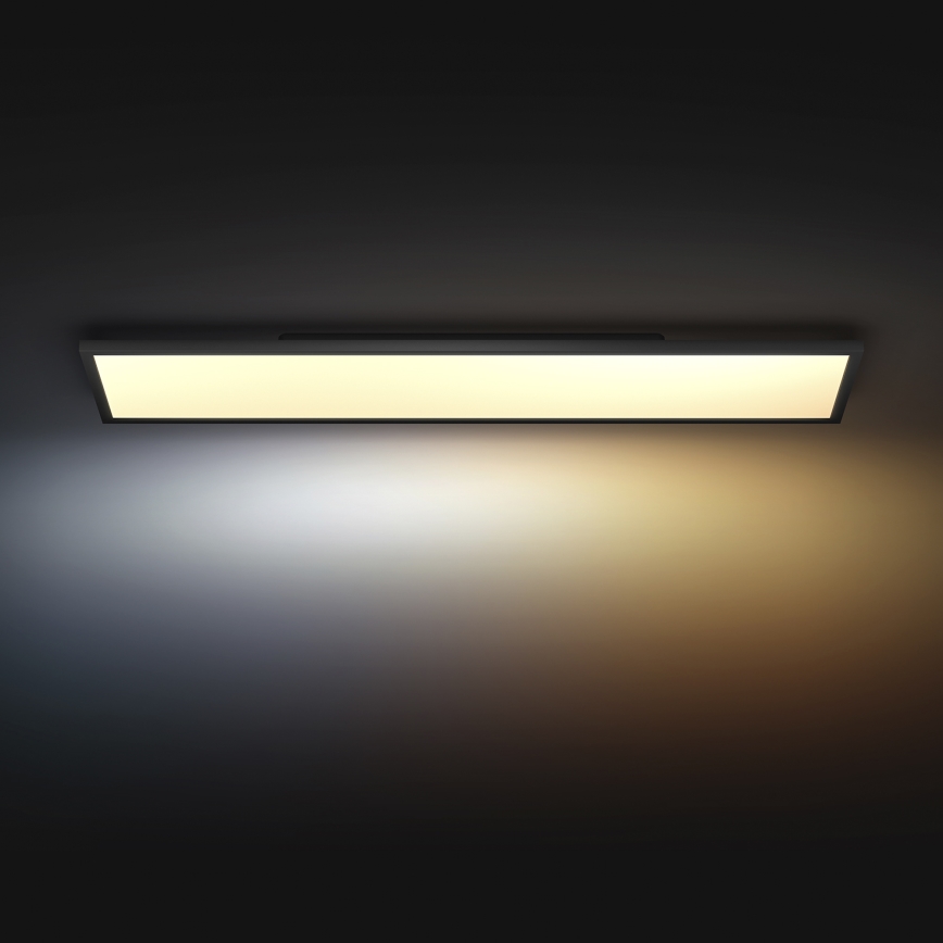Philips - LED Stmívatelné stropní svítidlo Hue AURELLE LED/39W/230V 2200-6500K 120x30 cm černá