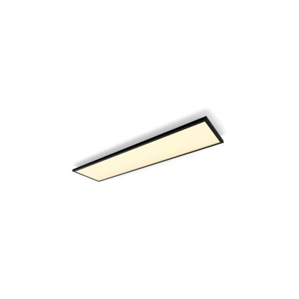 Philips - LED Stmívatelné stropní svítidlo Hue AURELLE LED/39W/230V 2200-6500K 120x30 cm černá