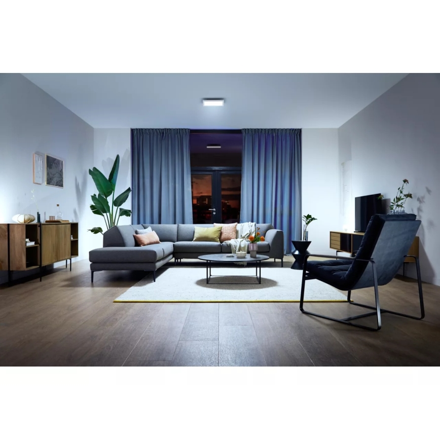 Philips - LED Stmívatelné stropní svítidlo Hue AURELLE LED/19W/230V 2200-6500K 30x30 cm bílá