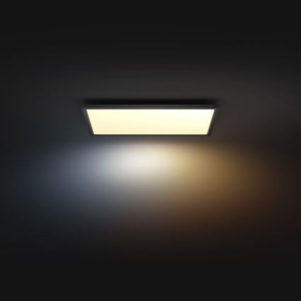 Philips - LED Stmívatelné stropní svítidlo Hue AURELLE LED/39W/230V 2200-6500K 60x60 cm černá