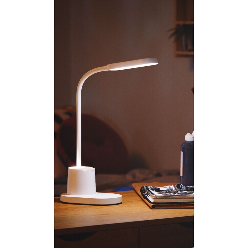 Philips - LED Stmívatelná dotyková stolní lampa BUCKET LED/7W/5V 1800 mAh 3000/4000/5700K CRI 90
