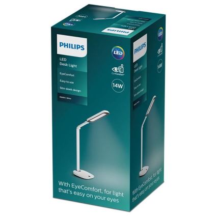 Philips - LED Stmívatelná dotyková stolní lampa LED/14W/230V