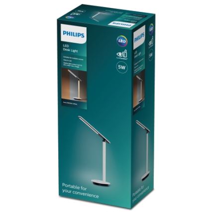 Philips - LED Stmívatelná dotyková stolní lampa ROCK LED/5W/5V 1800 mAh