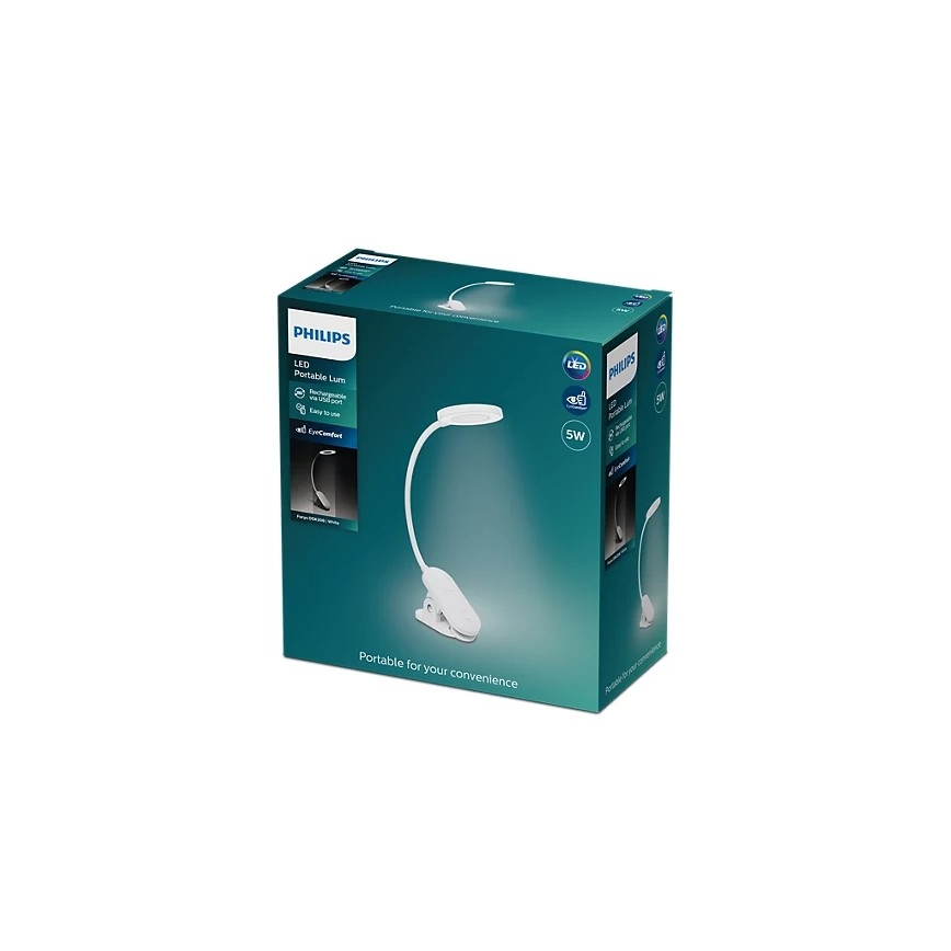 Philips - LED Stmívatelná lampa s klipem LED/5W/5V CRI 90