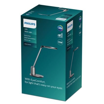 Philips - LED Stmívatelná dotyková stolní lampa EINSTEIN SCENE SWITCH LED/15W/230V 2800/4000/5100K CRI94