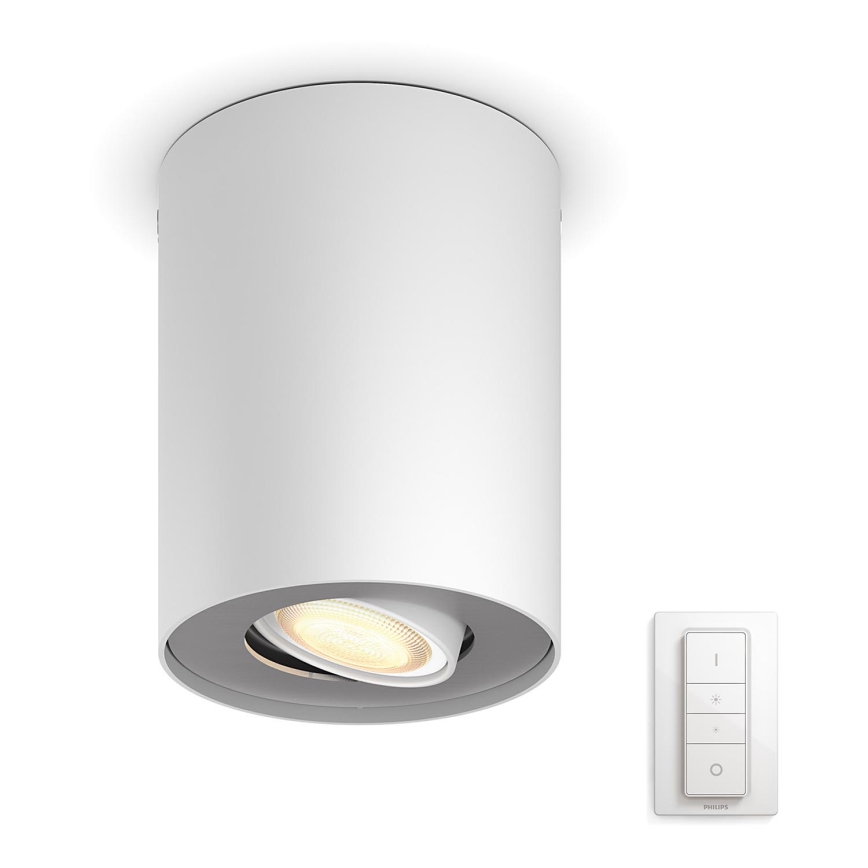 Philips - LED Stmívatelné bodové svítidlo Hue PILLAR 1xGU10/5,5W + dálkové ovládání