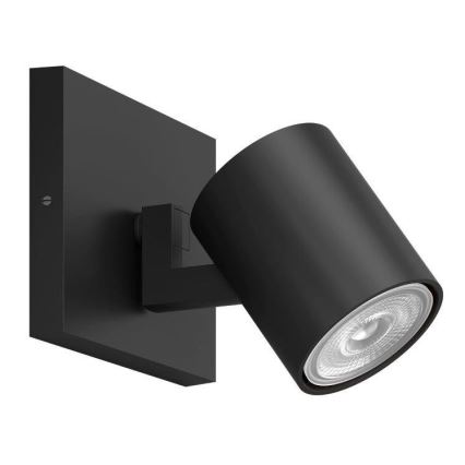 Philips - LED Stmívatelné bodové svítidlo Hue RUNNER 1xGU10/4,2W/230V 2200-6500K černá