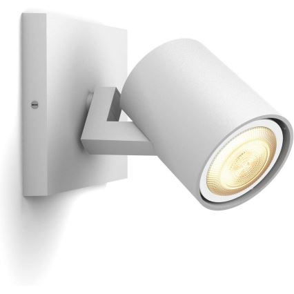 Philips - LED Stmívatelné bodové svítidlo Hue RUNNER 1xGU10/4,2W/230V 2200-6500K + dálkové ovládání bílá