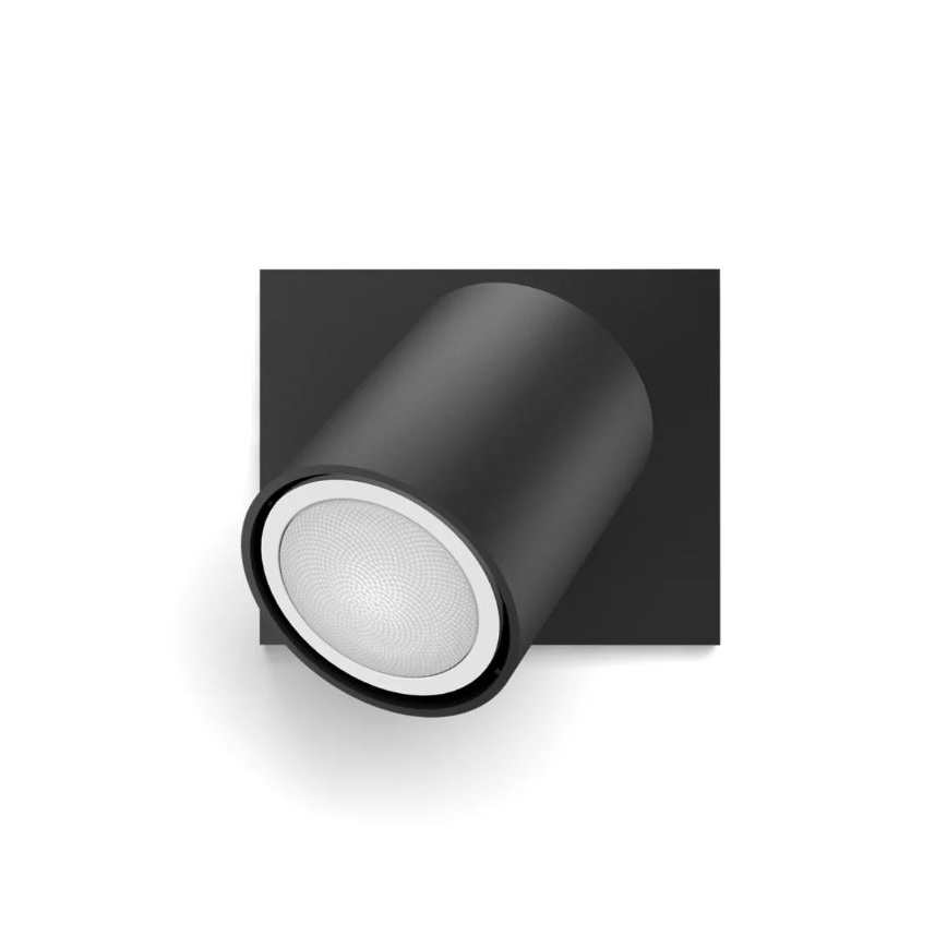 Philips - LED Stmívatelné bodové svítidlo Hue RUNNER 1xGU10/4,2W/230V 2200-6500K + dálkové ovládání černá