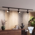 Philips - LED Stmívatelné bodové svítidlo v lištovém systému EASYLINK 3xGU10/7W/230V 1m černá