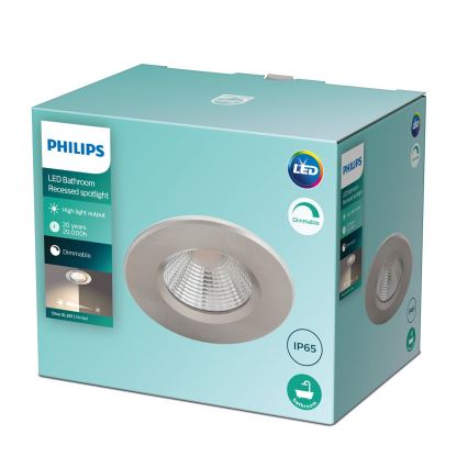 Philips - LED Stmívatelné koupelnové svítidlo LED/5,5W/230V 2700K IP65