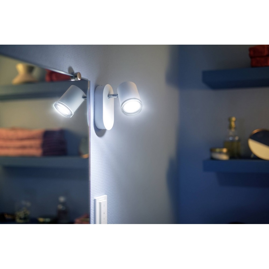 Philips - LED Stmívatelné koupelnové svítidlo Hue ADORE 1xGU10/5W/230V IP44 + dálkové ovládání