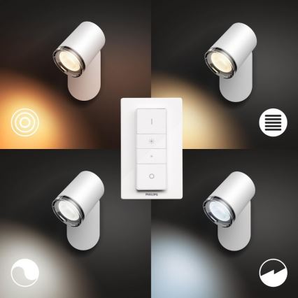 Philips - LED Stmívatelné koupelnové svítidlo Hue ADORE 1xGU10/5W/230V IP44 + dálkové ovládání