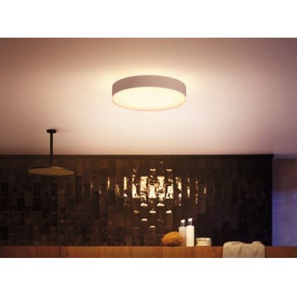 Philips - LED Stmívatelné koupelnové svítidlo Hue DEVERE LED/19,2W/230V IP44 pr. 381 mm 2200-6500K + dálkové ovládání