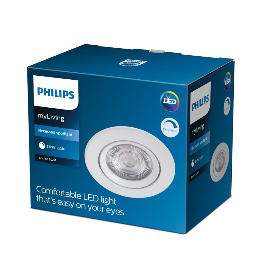 Philips - LED Stmívatelné podhledové svítidlo LED/5W/230V 2700K