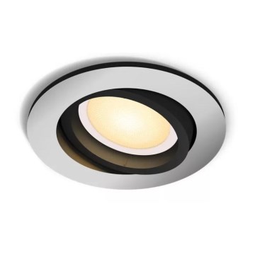 Philips - LED Stmívatelné podhledové svítidlo Hue MILLISKIN 1xGU10/4,2W/230V 2200-6500K
