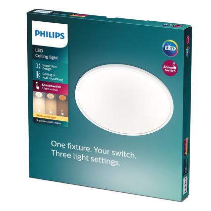 Philips - LED Stmívatelné stropní svítidlo 1xLED/15W/230V 2700K