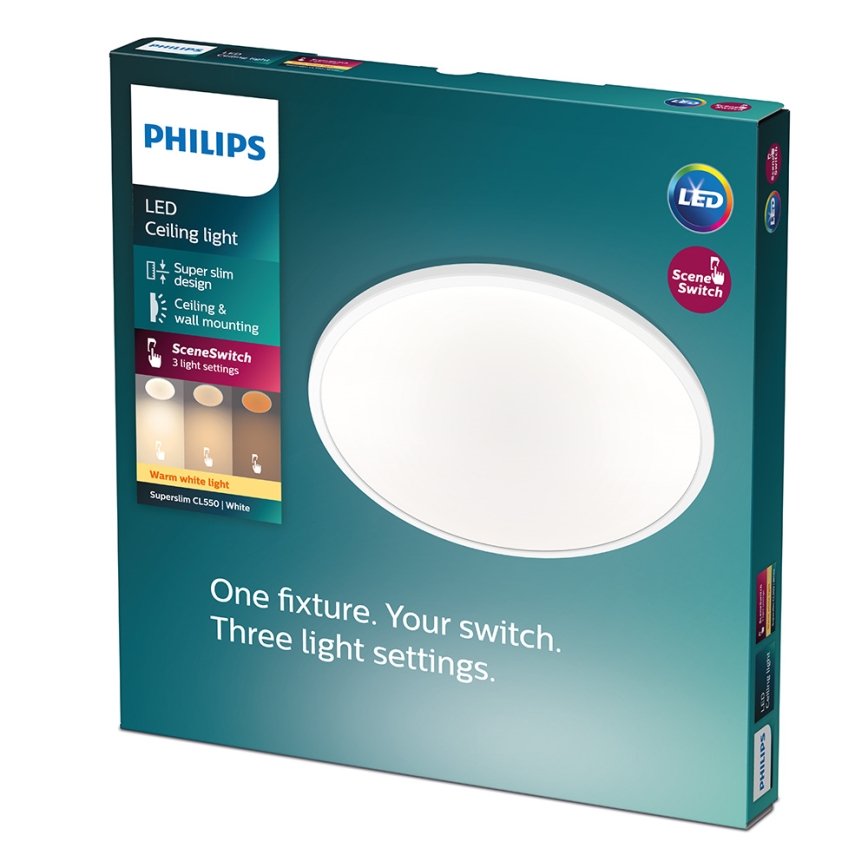 Philips - LED Stmívatelné stropní svítidlo LED/15W/230V 2700K